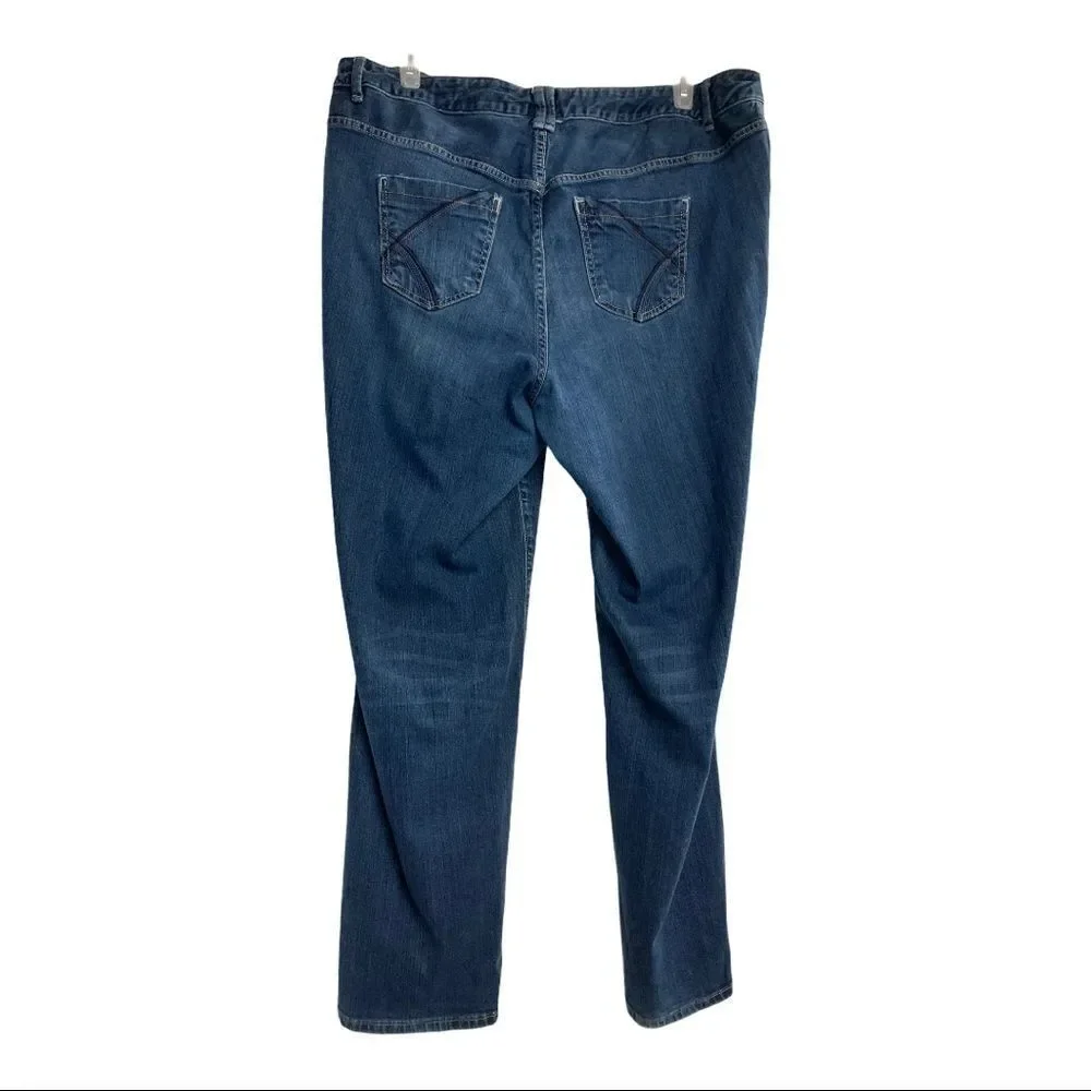 LANE BRYANT,Simply StraightBlue Jeans,Sz 20Average‎
